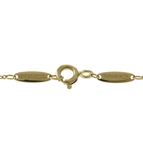 Tiffany Visor Yard Necklace Yellow Gold Diamond